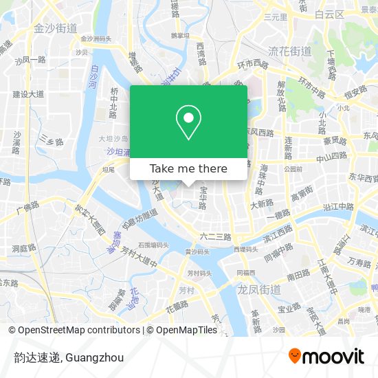 韵达速递 map