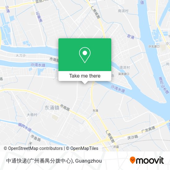 中通快递(广州番禺分拨中心) map