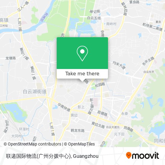联递国际物流(广州分拨中心) map