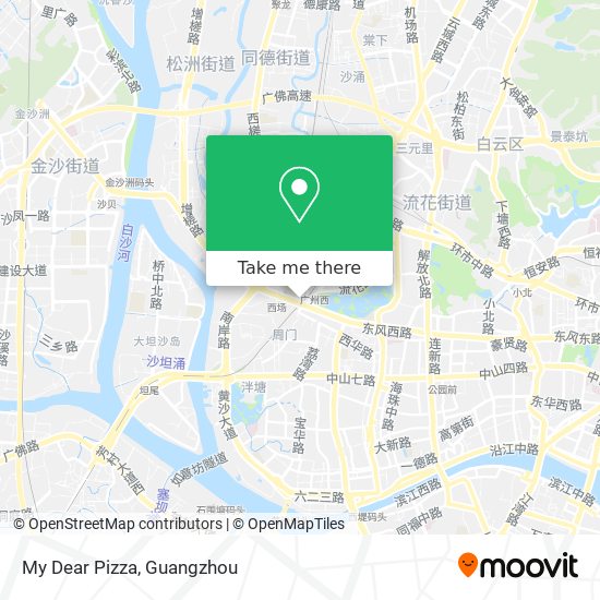 My Dear Pizza map