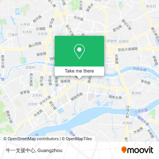 牛一支援中心 map