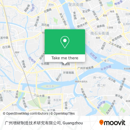 广州增材制造技术研究有限公司 map