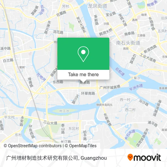 广州增材制造技术研究有限公司 map