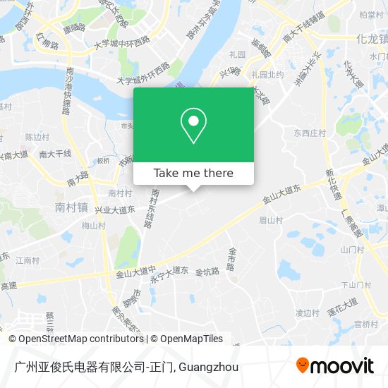 广州亚俊氏电器有限公司-正门 map