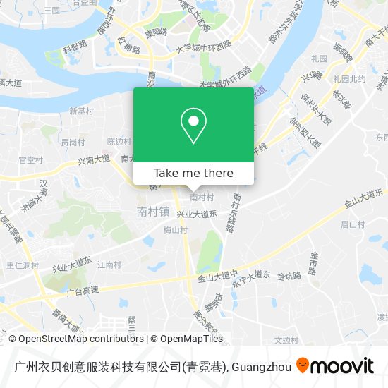 广州衣贝创意服装科技有限公司(青霓巷) map