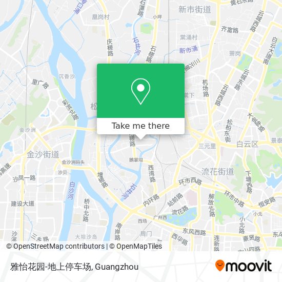 雅怡花园-地上停车场 map