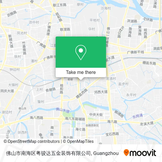 佛山市南海区粤骏达五金装饰有限公司 map