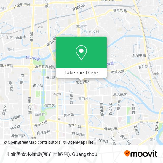 川渝美食木桶饭(宝石西路店) map