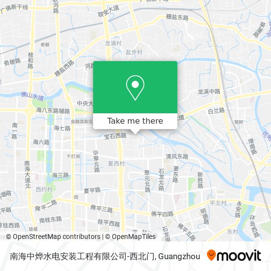 南海中烨水电安装工程有限公司-西北门 map