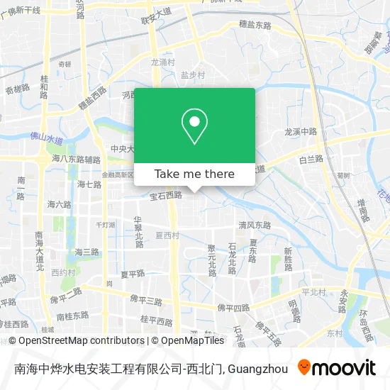 南海中烨水电安装工程有限公司-西北门 map