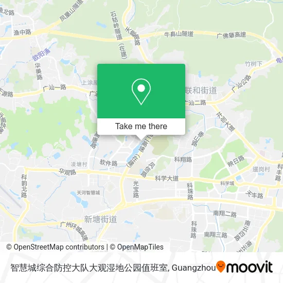 智慧城综合防控大队大观湿地公园值班室 map