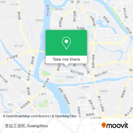 杏边工业区 map