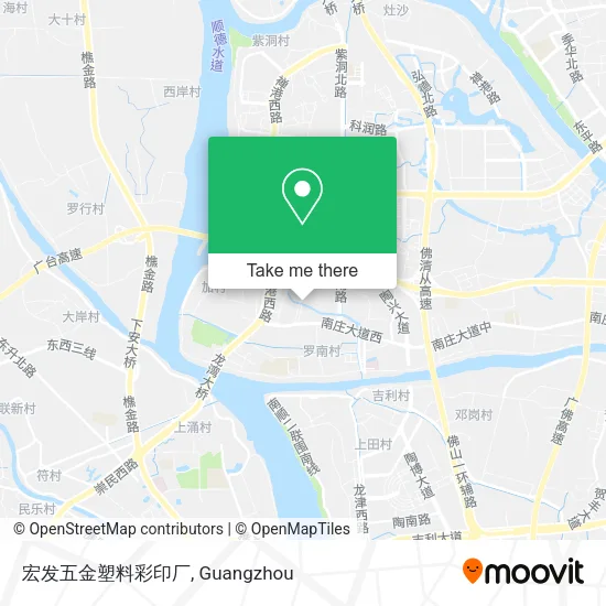 宏发五金塑料彩印厂 map