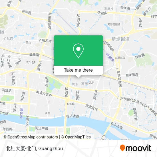 北社大厦-北门 map