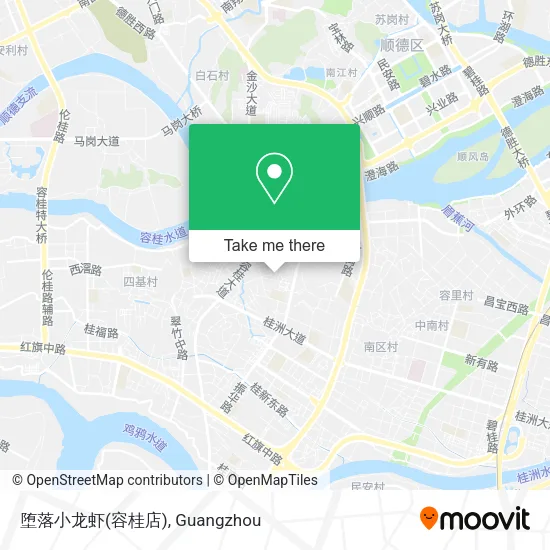 堕落小龙虾(容桂店) map