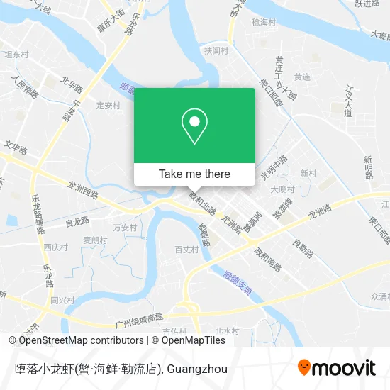 堕落小龙虾(蟹·海鲜·勒流店) map
