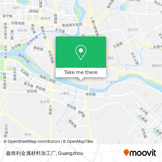 鑫锋利金属材料加工厂 map
