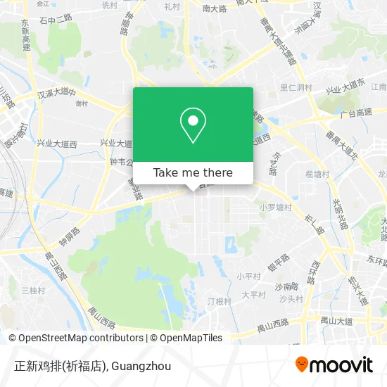 正新鸡排(祈福店) map