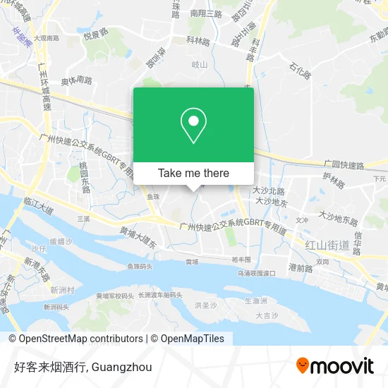 好客来烟酒行 map