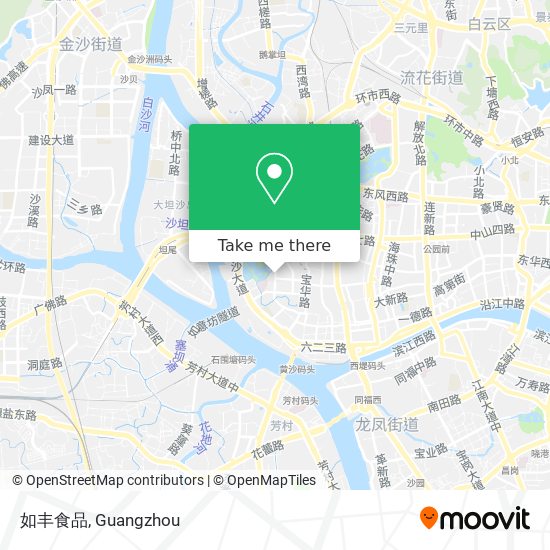 如丰食品 map