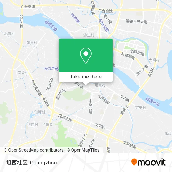 坦西社区 map