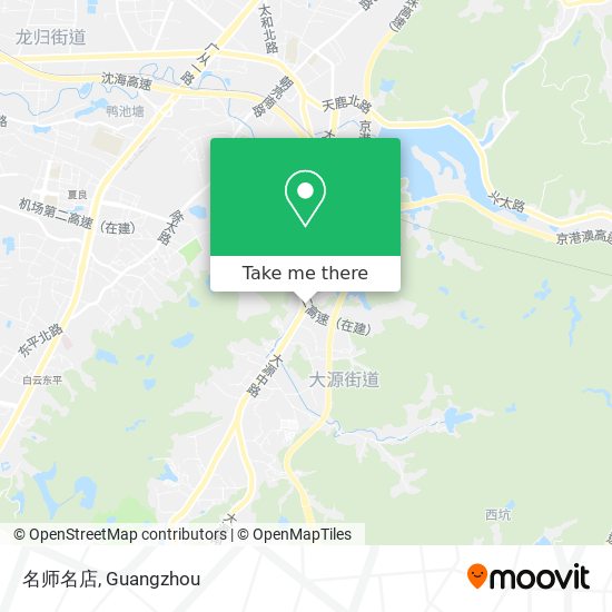 名师名店 map