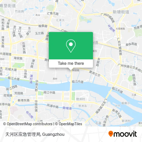天河区应急管理局 map