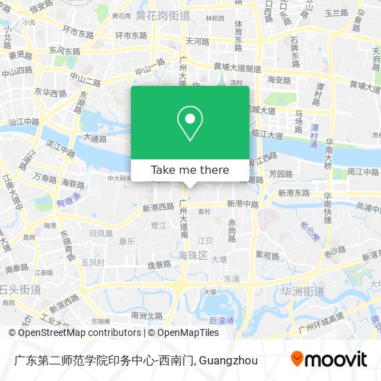 广东第二师范学院印务中心-西南门 map