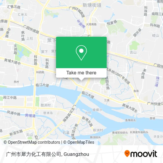 广州市犀力化工有限公司 map