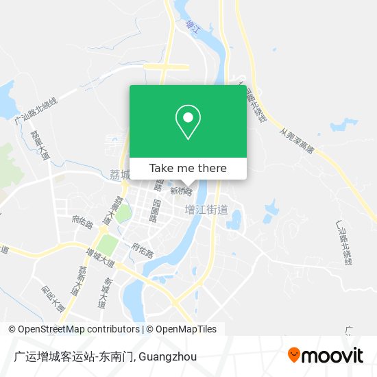 广运增城客运站-东南门 map