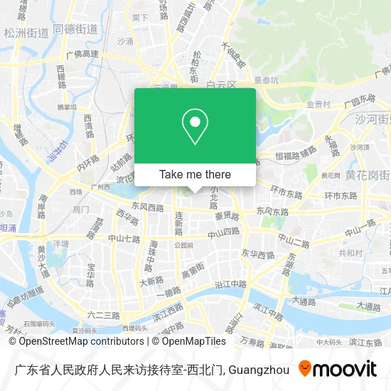 广东省人民政府人民来访接待室-西北门 map