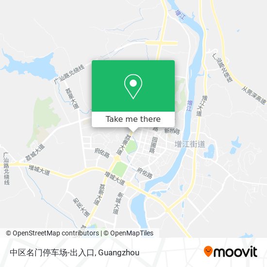 中区名门停车场-出入口 map