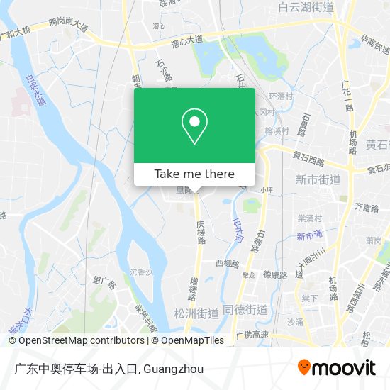 广东中奥停车场-出入口 map