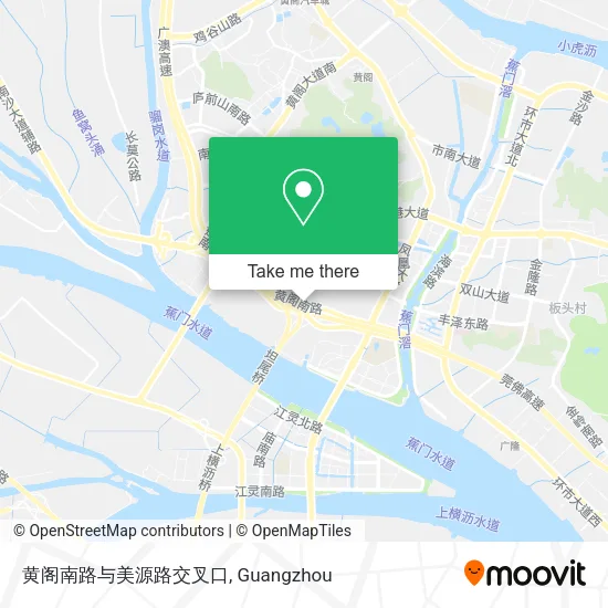 黄阁南路与美源路交叉口 map