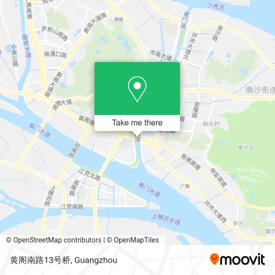 黄阁南路13号桥 map