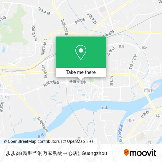 步步高(新塘华润万家购物中心店) map