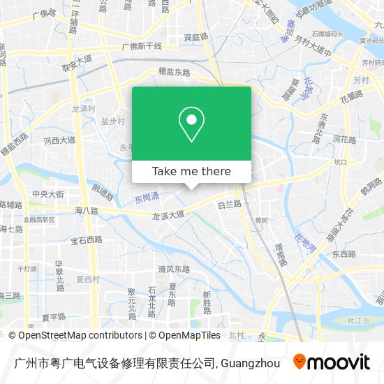 广州市粤广电气设备修理有限责任公司 map