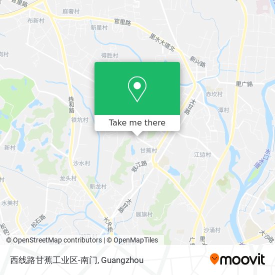 西线路甘蕉工业区-南门 map