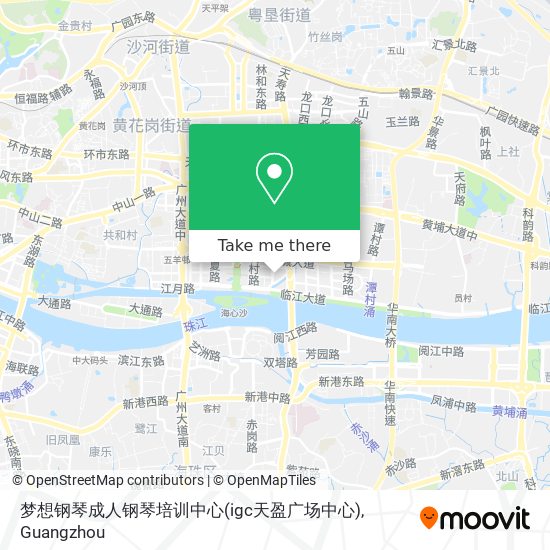 梦想钢琴成人钢琴培训中心(igc天盈广场中心) map