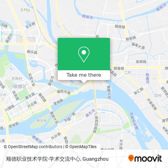 顺德职业技术学院-学术交流中心 map