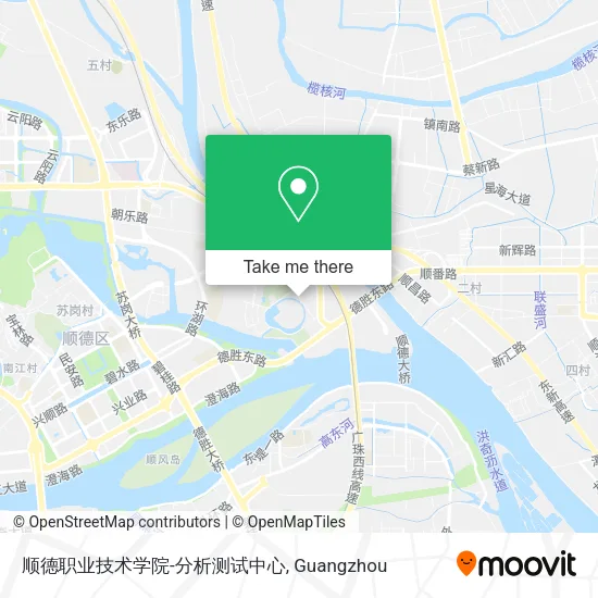 顺德职业技术学院-分析测试中心 map