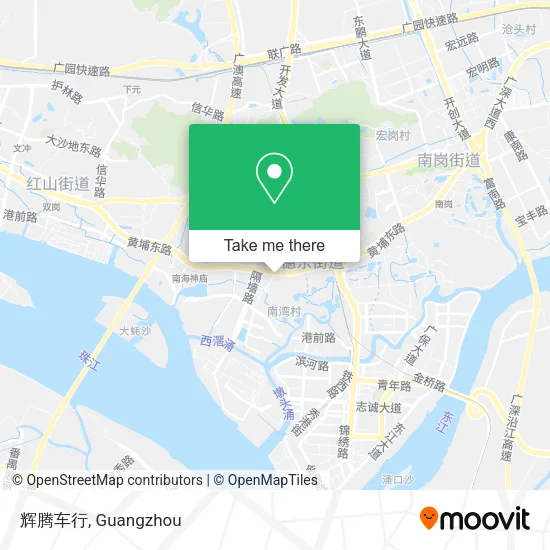 辉腾车行 map
