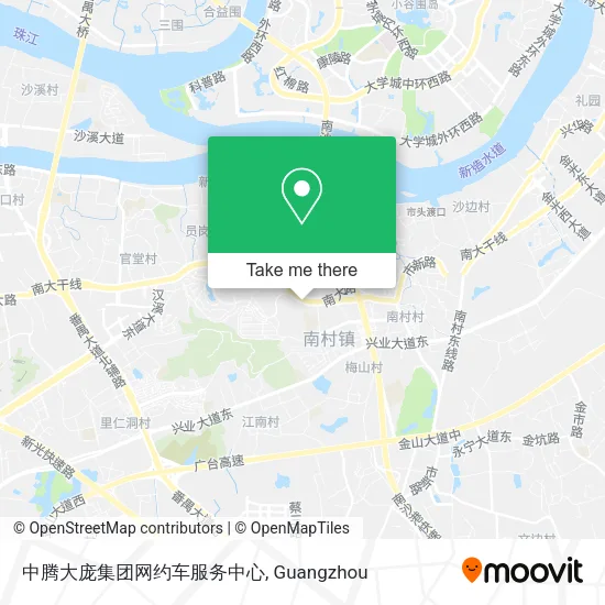 中腾大庞集团网约车服务中心 map