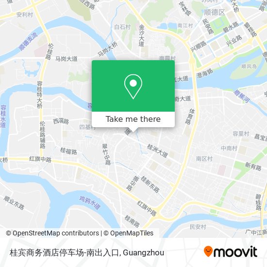 桂宾商务酒店停车场-南出入口 map