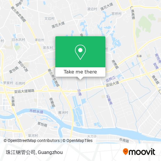 珠江钢管公司 map