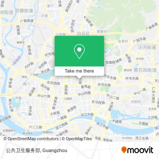 公共卫生服务部 map