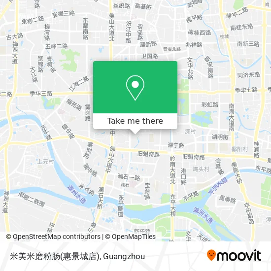 米美米磨粉肠(惠景城店) map