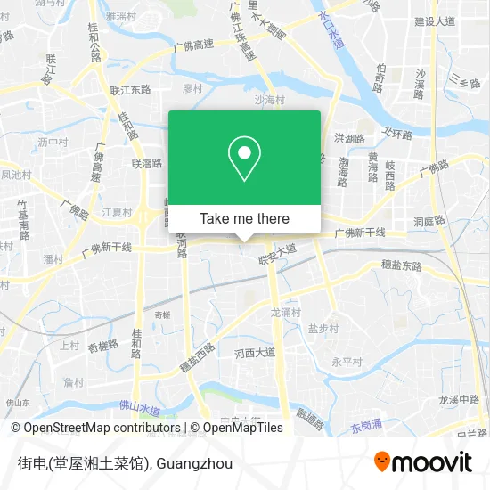 街电(堂屋湘土菜馆) map