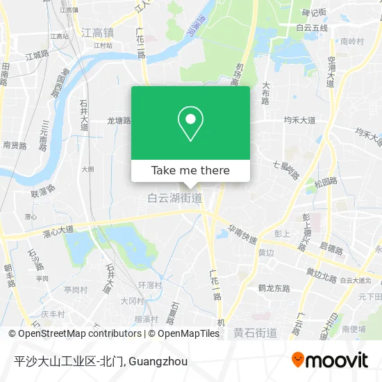 平沙大山工业区-北门 map