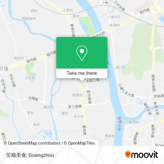 茁顺美食 map